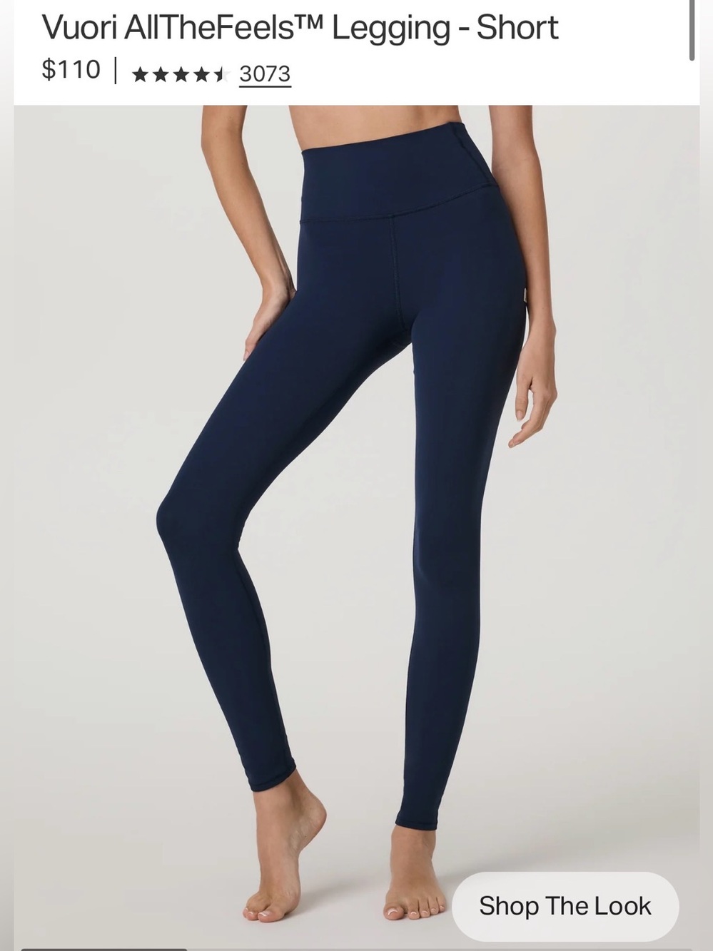 Vuori AllTheFeels™ Legging - Short